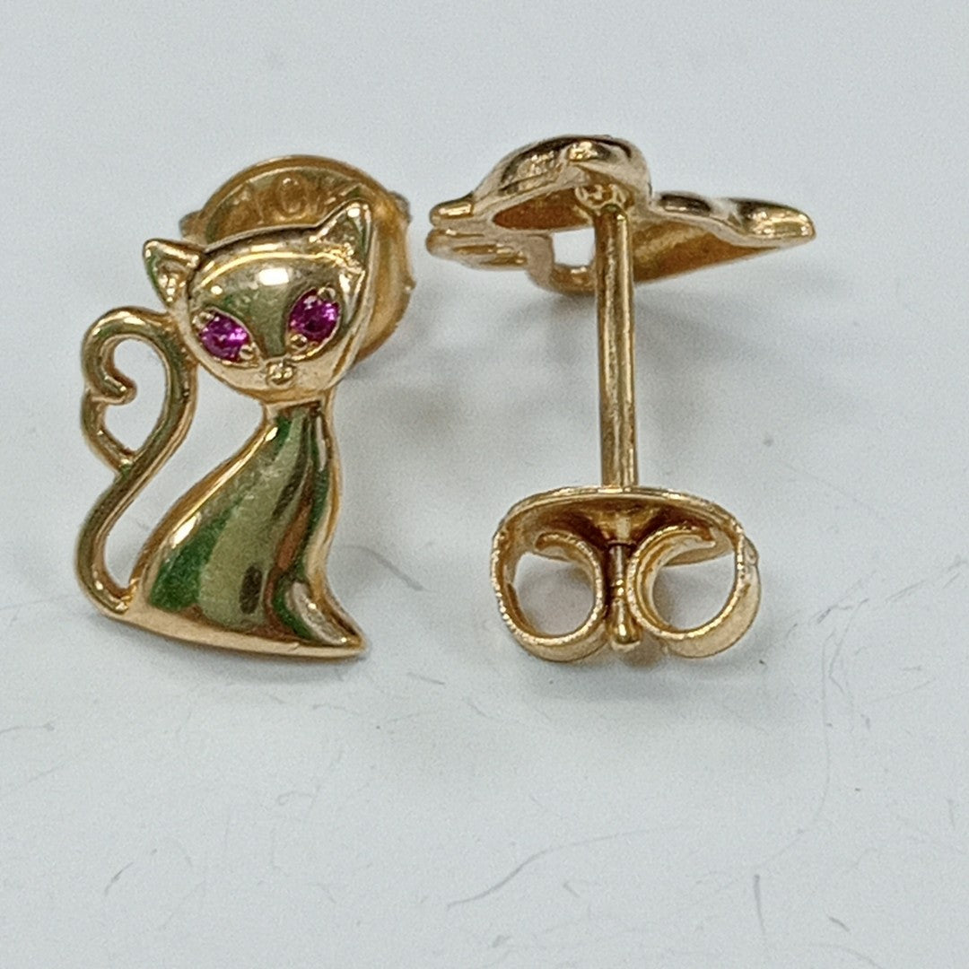 10110ARE13300A679 FRD22 ARETES ORO 10K 1.2GRS (NUEVO)