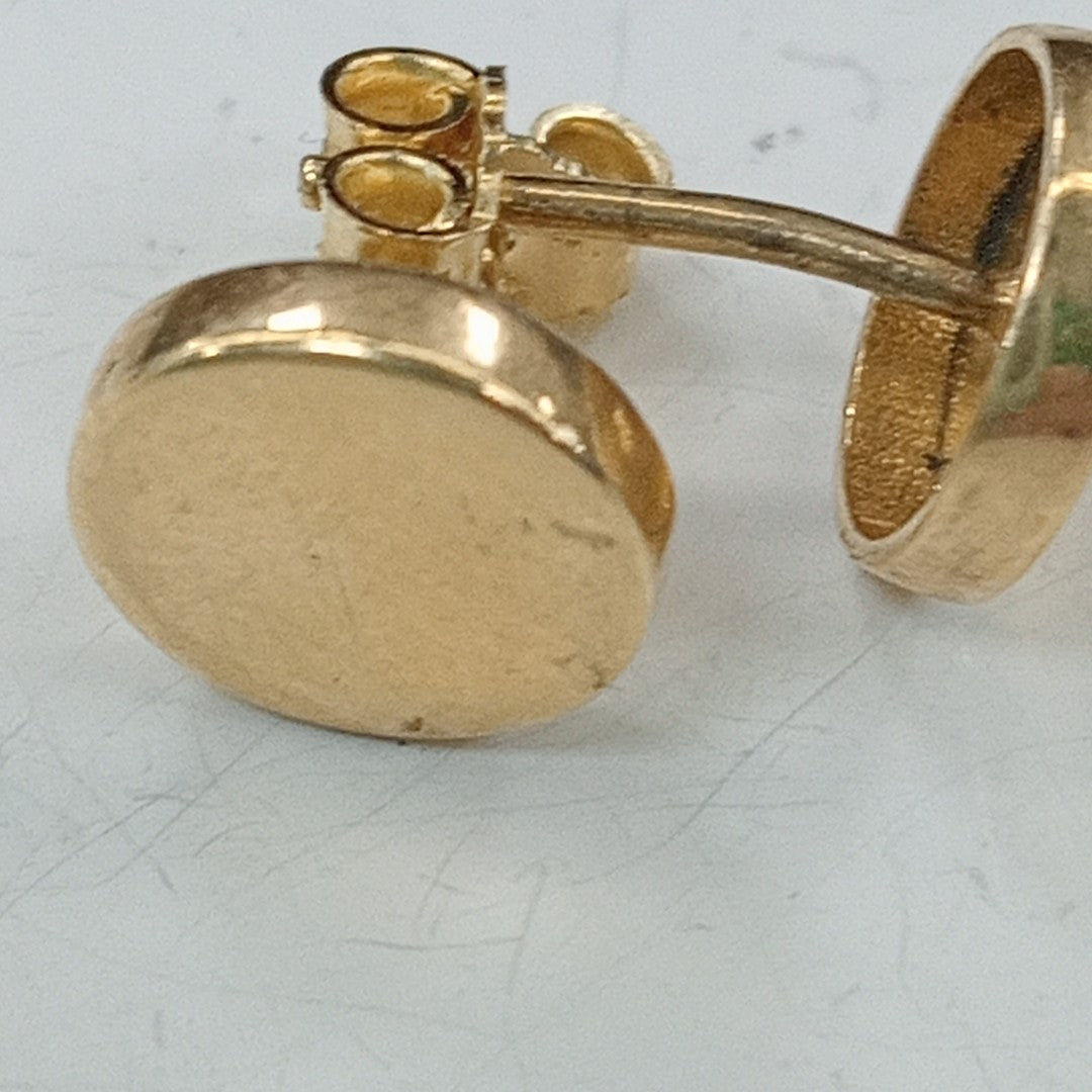 10308BRO00000B1928 FRD14 BROQUEL DE CIRCULO PULIDO ORO 14K 1.5GRS (NUEVO)