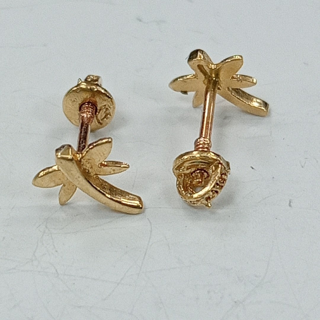BROQUELES ORO 14K 1 (NUEVO)