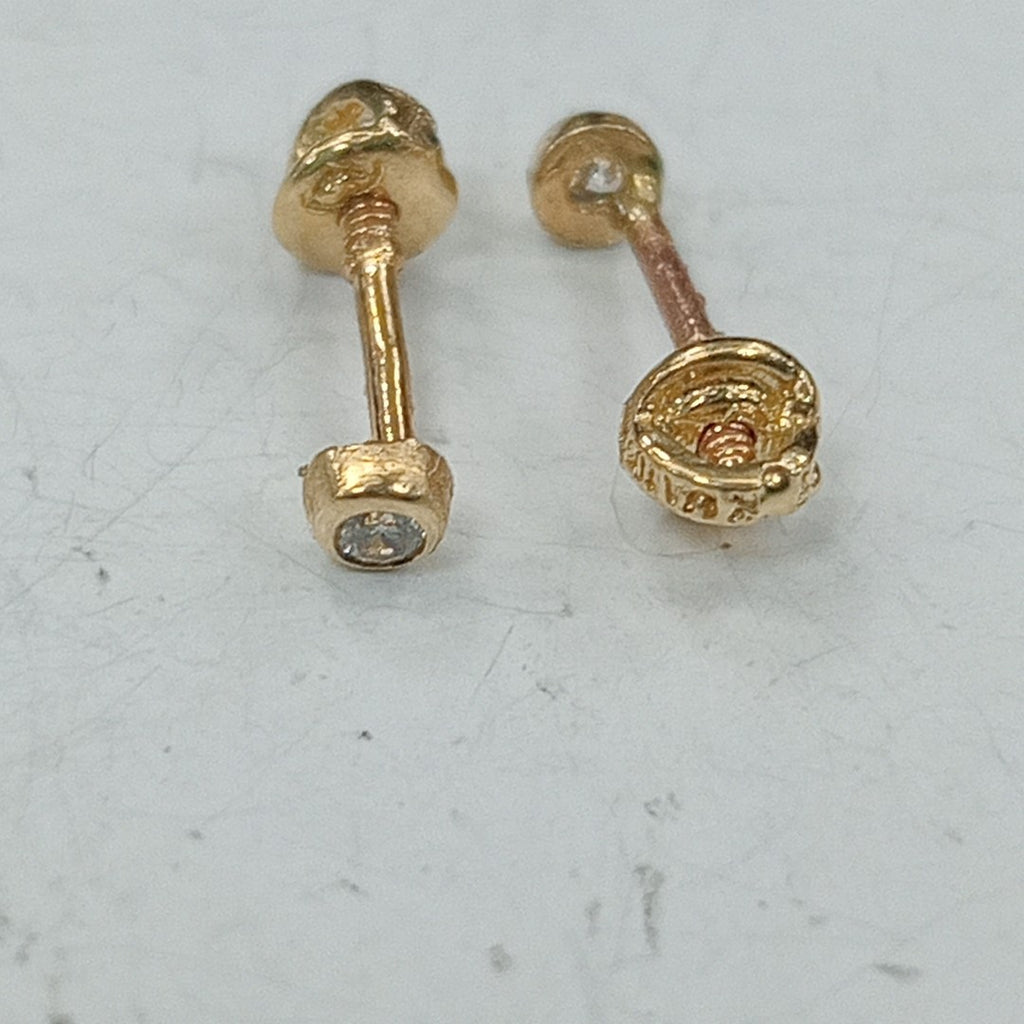 BROQUELES ORO 14K 1 (NUEVO)