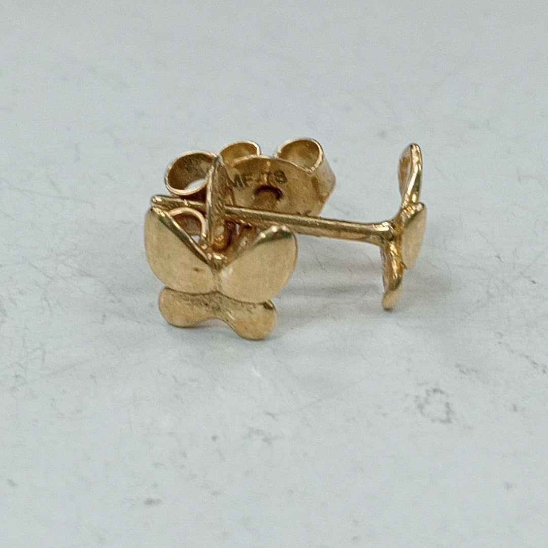 10011BRO00000A2200 FRD19 BROQUEL DE MARIPOSA ORO 10K 0.7GRS (NUEVO)