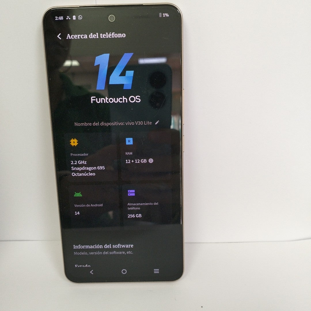 CELULAR VIVO V30 LITE V2314 (2023) 256 GB 12 GB RAM (SEMINUEVO)