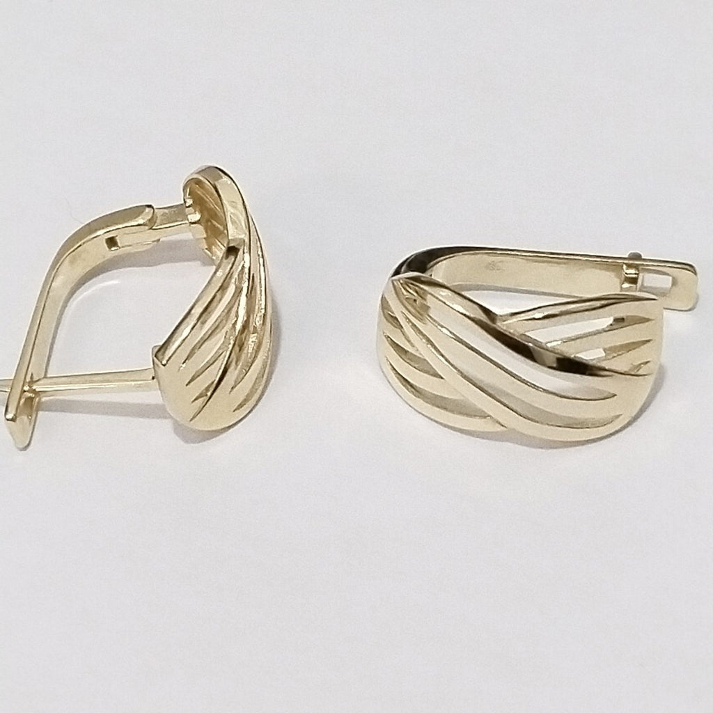 BROQUELES ORO 14K 3.6 (NUEVO)