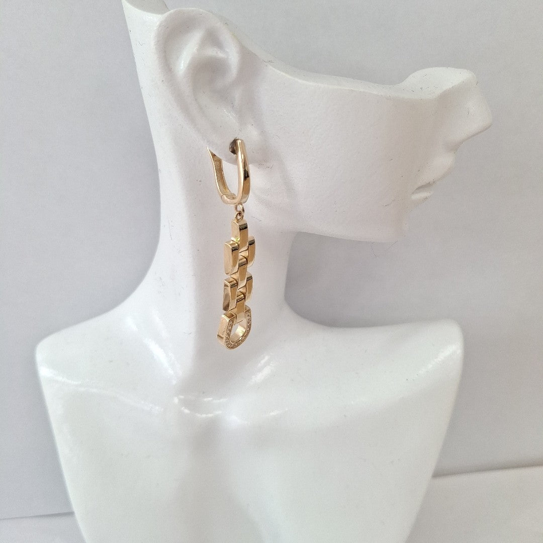 BROQUELES ORO 14K 7.1 (NUEVO)