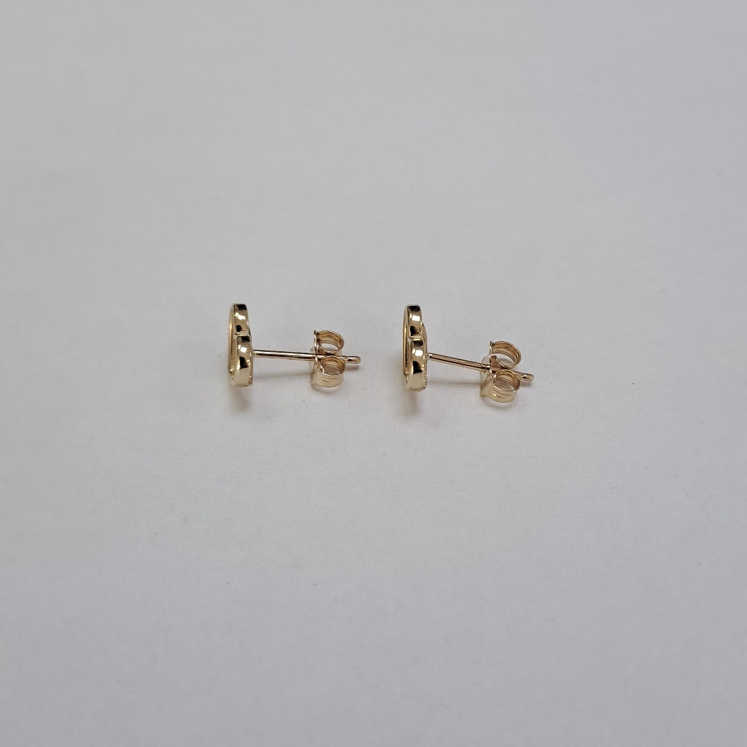 BROQUELES ORO 14K 1.1 (NUEVO)