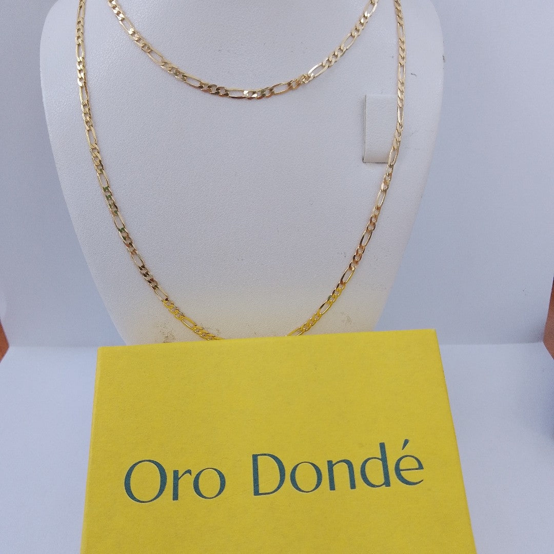 CADENAS CARTIER 3*1 AMARILLA ORO 14K 5.4 (NUEVO)