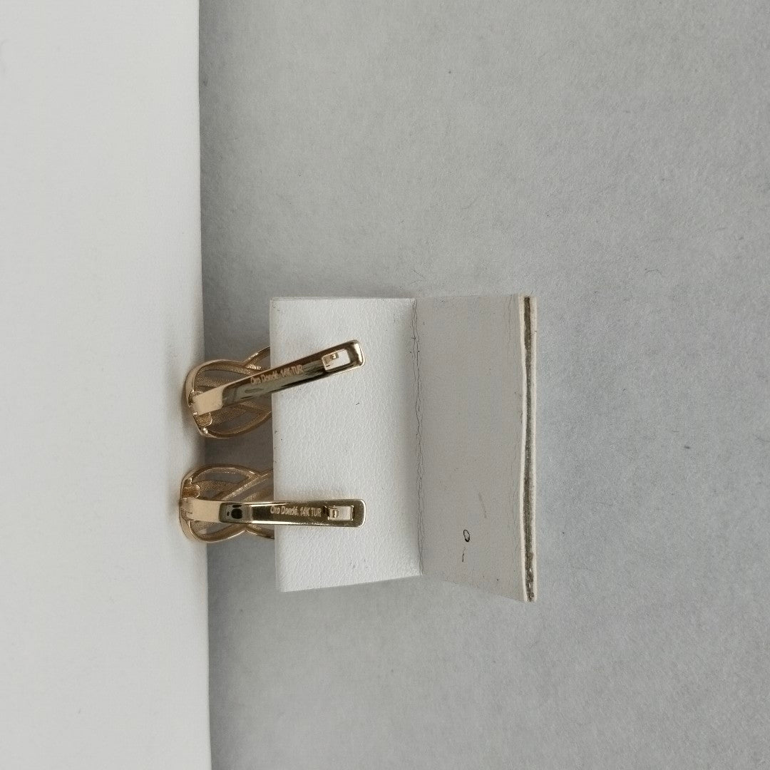 BROQUELES ORO 14K 3.7 (NUEVO)