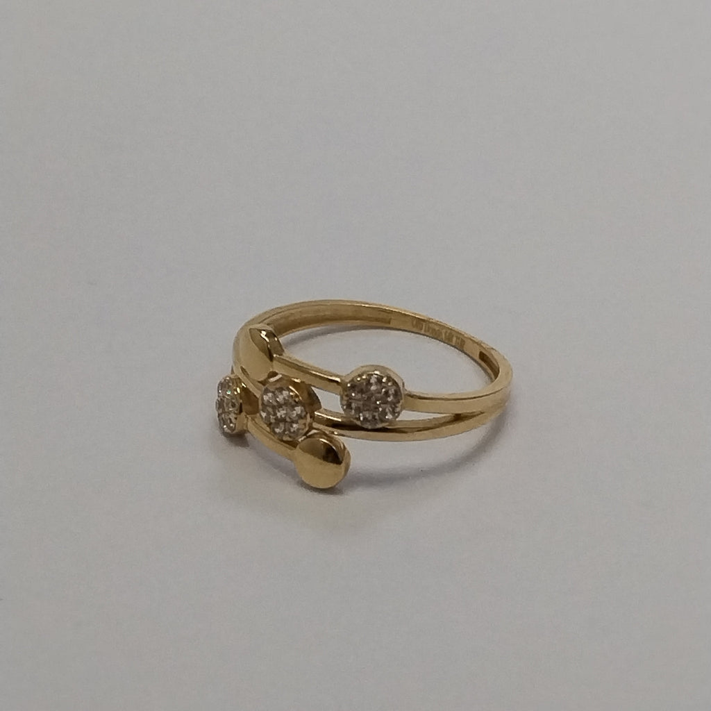 ANILLOS DAMA ORO 14K 2 (NUEVO)