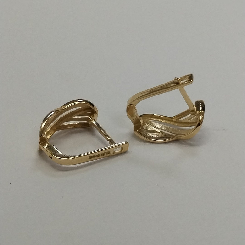 BROQUELES ORO 14K 3.7 (NUEVO)