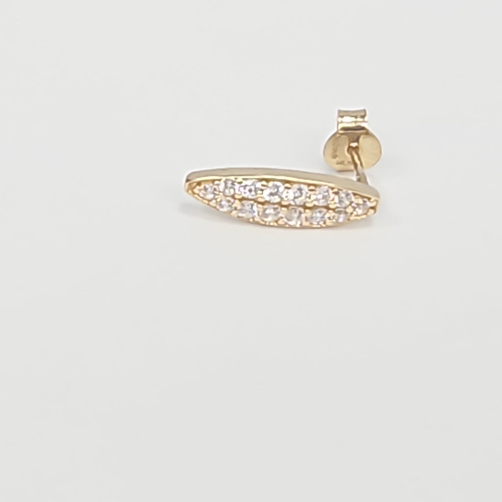 BROQUELES ORO 14K 1.8 (NUEVO)