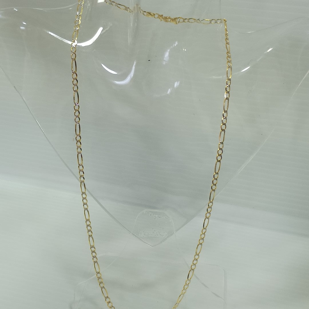 CADENAS CARTIER 3*1 DIAMANTADA ORO 14K 7.5 (NUEVO)
