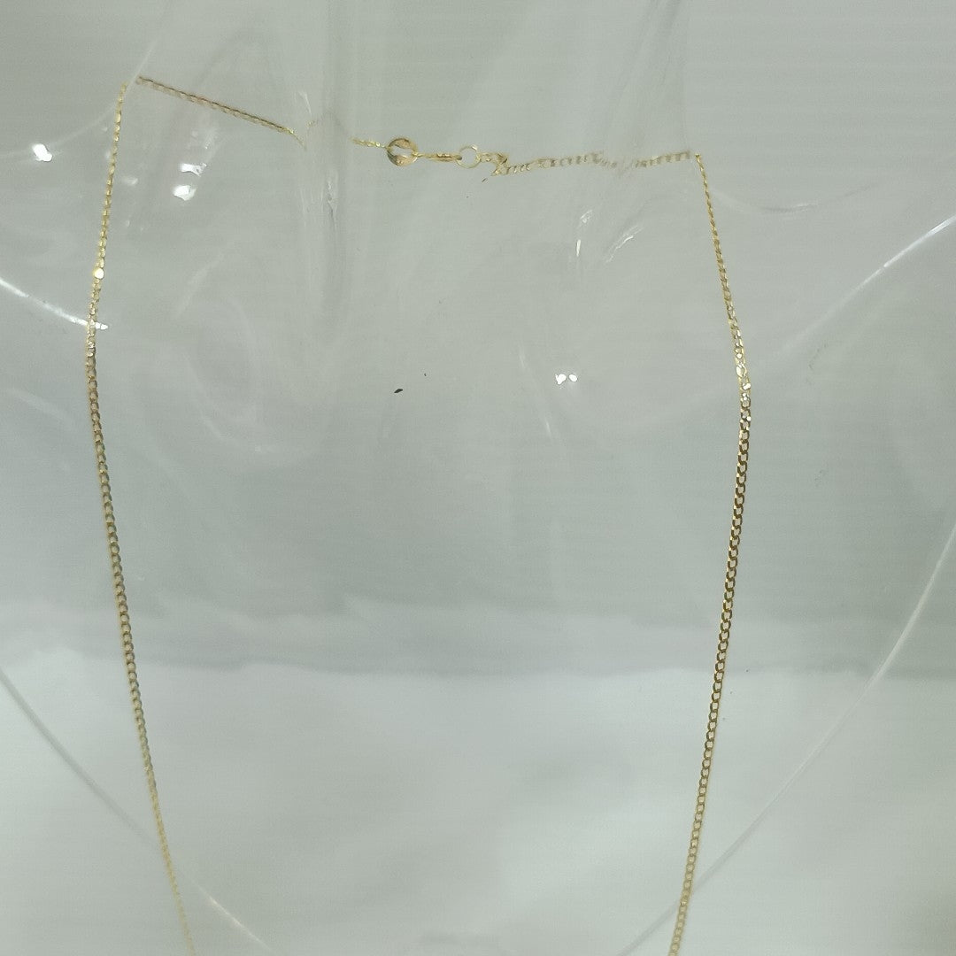 CADENAS BARBADA DIAMANTADA ORO 14K 2.2 (NUEVO)