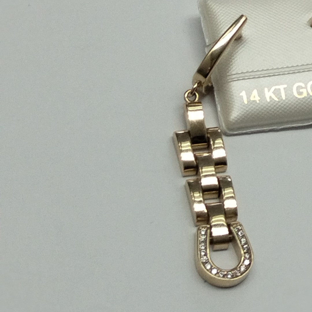 BROQUELES ORO 14K 7.2 (NUEVO)