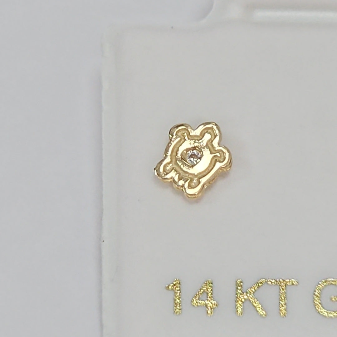 BROQUELES ORO 14K 1 (NUEVO)