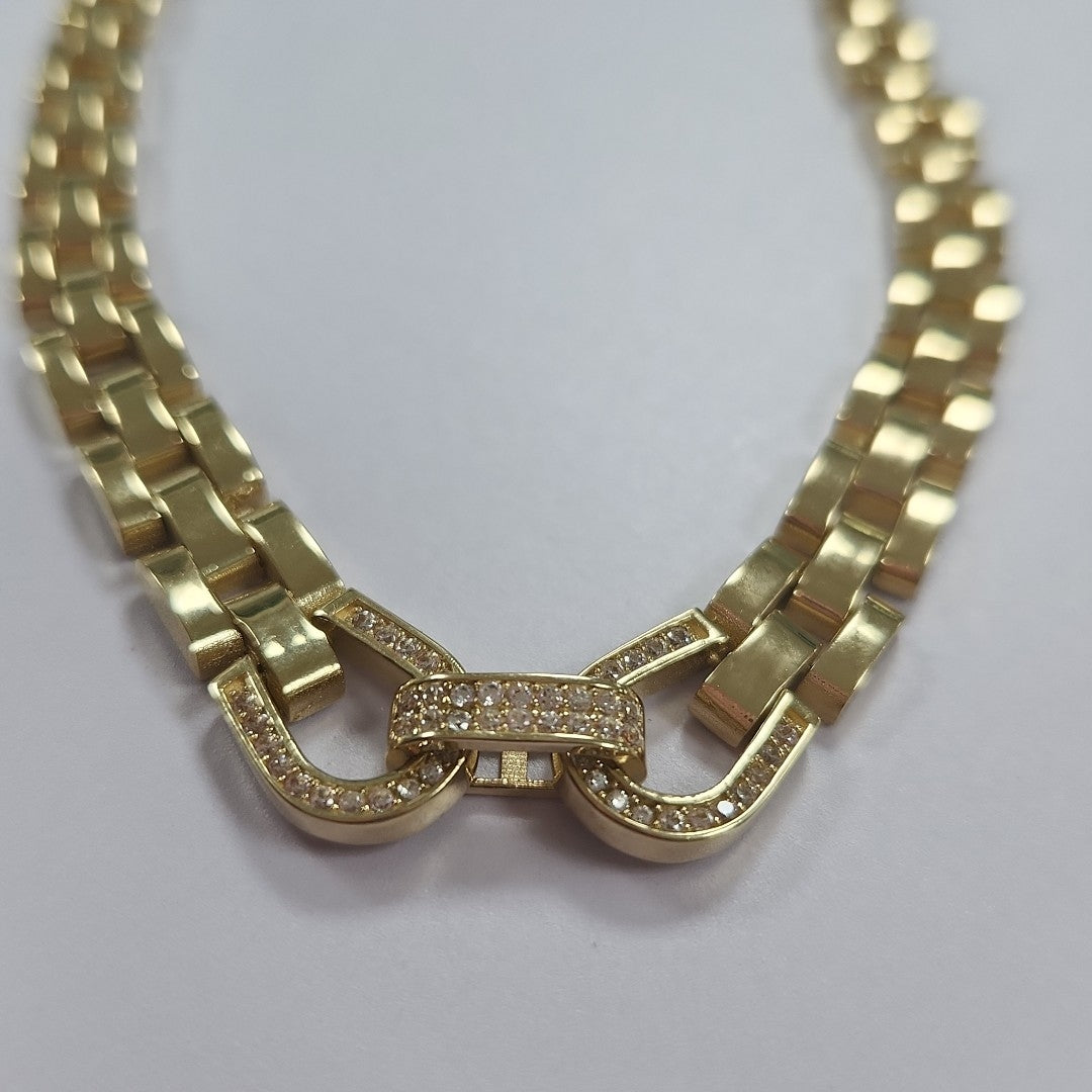 PULSERAS DAMA ORO 14K 17.5 (NUEVO)