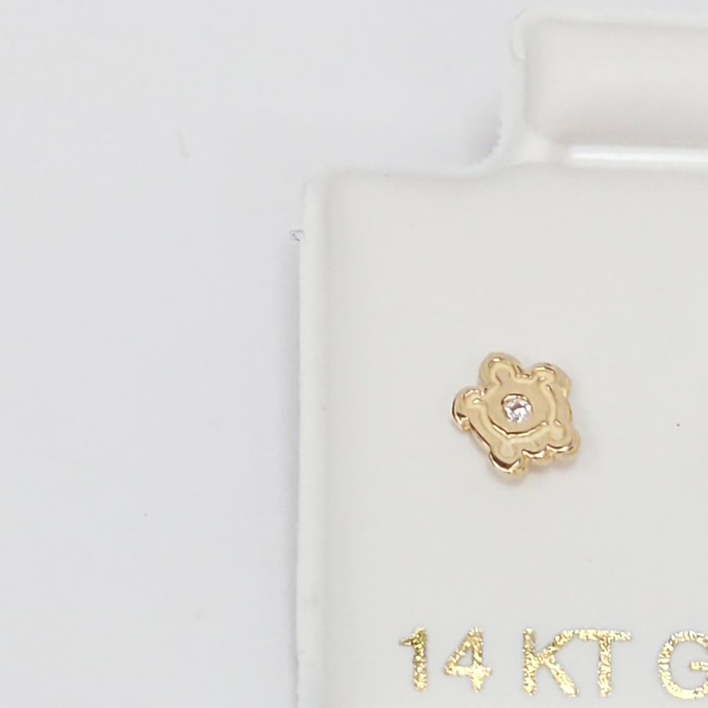BROQUELES ORO 14K 1 (NUEVO)