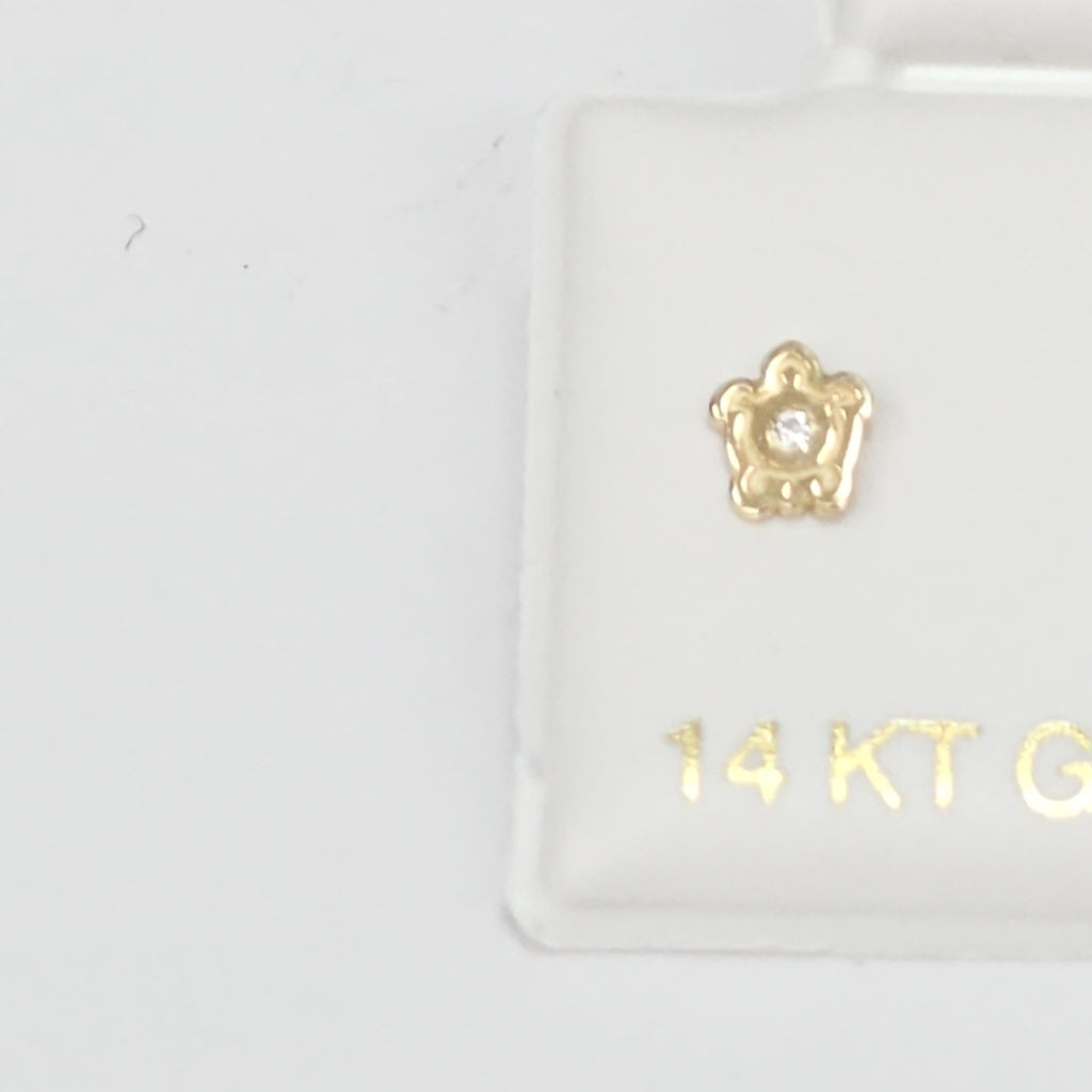 BROQUELES ORO 14K 1 (NUEVO)