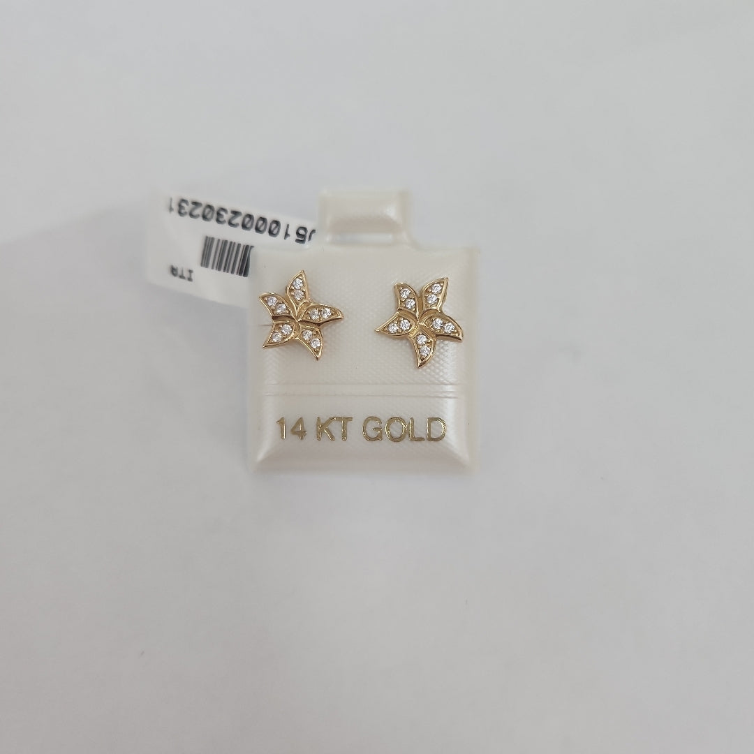BROQUELES ORO 14K 1.1 (NUEVO)