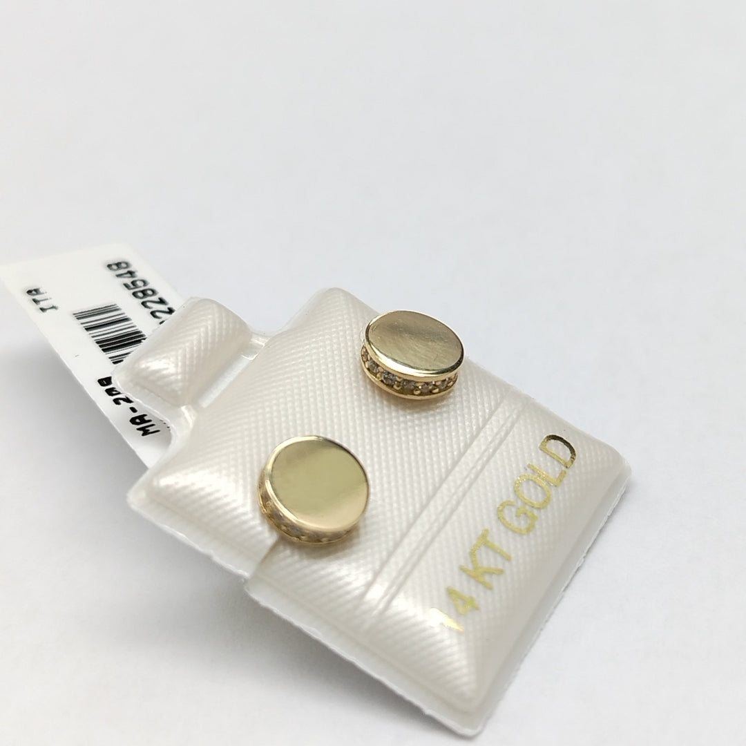 BROQUELES ORO 14K 1.6 (NUEVO)