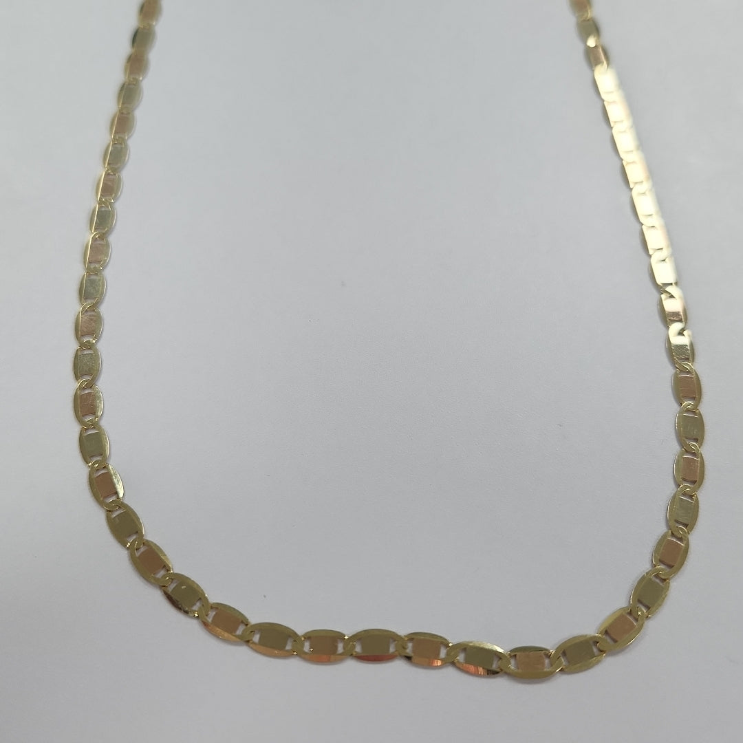 CADENAS VALENTINA/ESPEJO ORO 14K 10.7 (NUEVO)