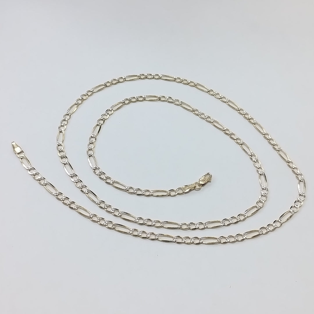 CADENAS CARTIER 3*1 DIAMANTADA ORO 14K 8.9 (NUEVO)