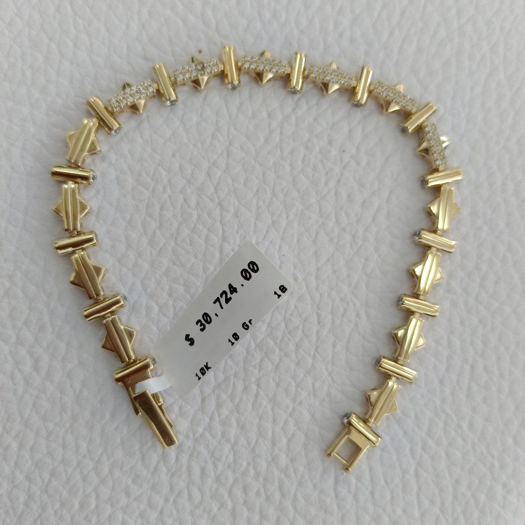 PULSERAS DAMA ORO 10K 10 (NUEVO)