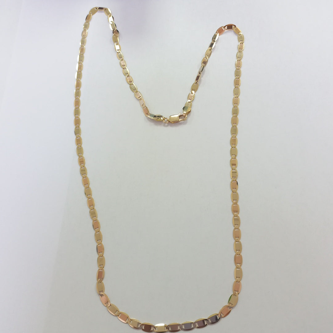 CADENAS VALENTINA/ESPEJO ORO 14K 10.6 (NUEVO)