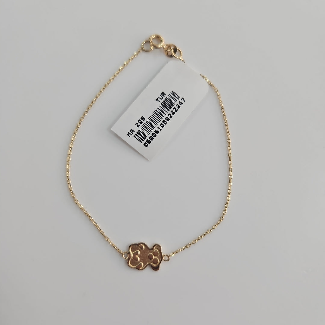 PULSERAS DAMA ORO 14K 1.2 (NUEVO)