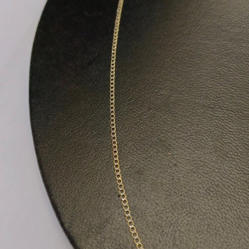CADENAS BARBADA DIAMANTADA ORO 14K 1.9 (NUEVO)