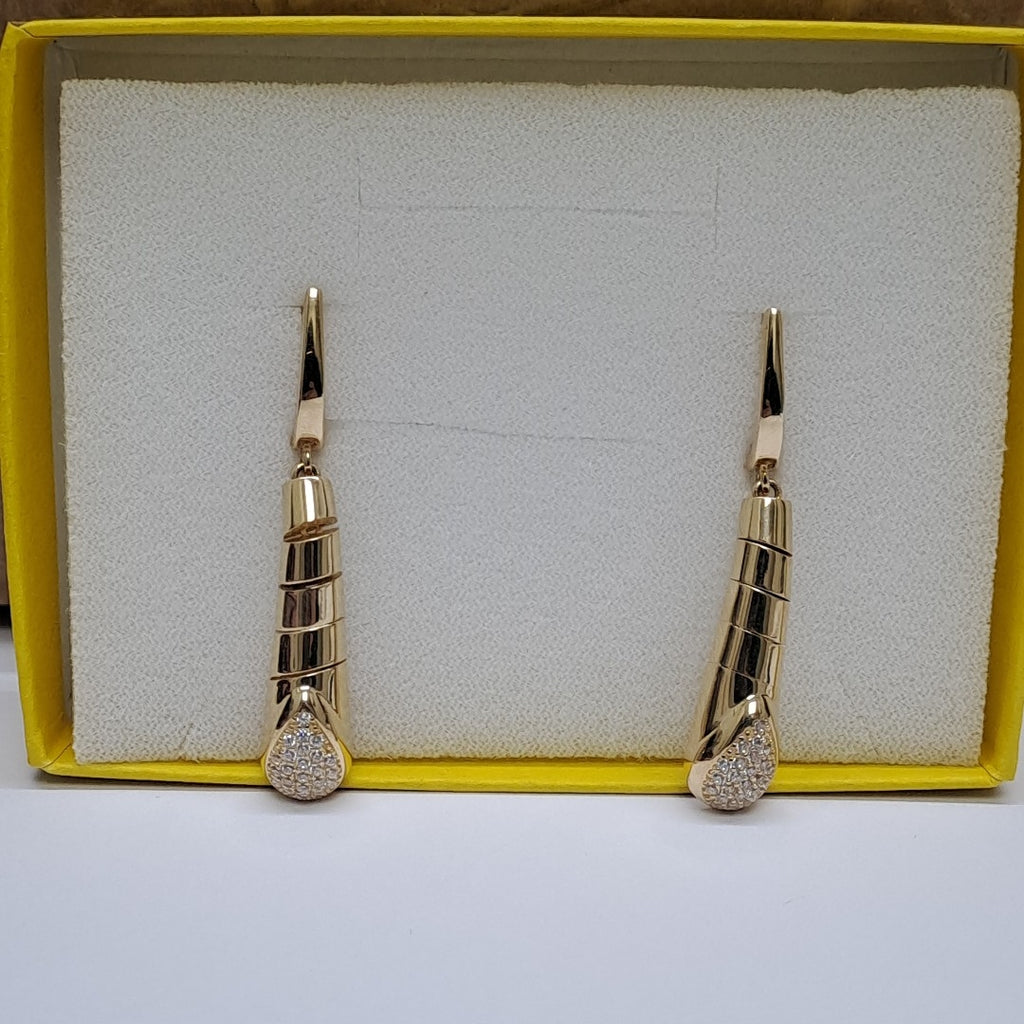 BROQUELES ORO 14K 5.8 (NUEVO)