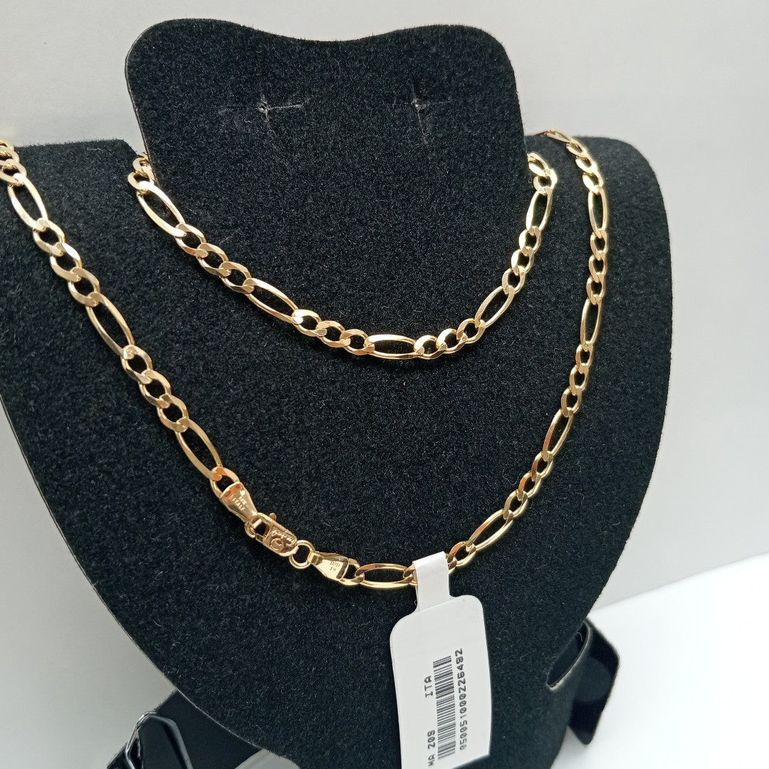 CADENAS CARTIER 3*1 AMARILLA ORO 14K 7.7 (NUEVO)