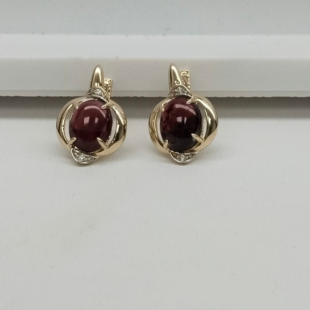 BROQUELES ORO 14K 5 (NUEVO)