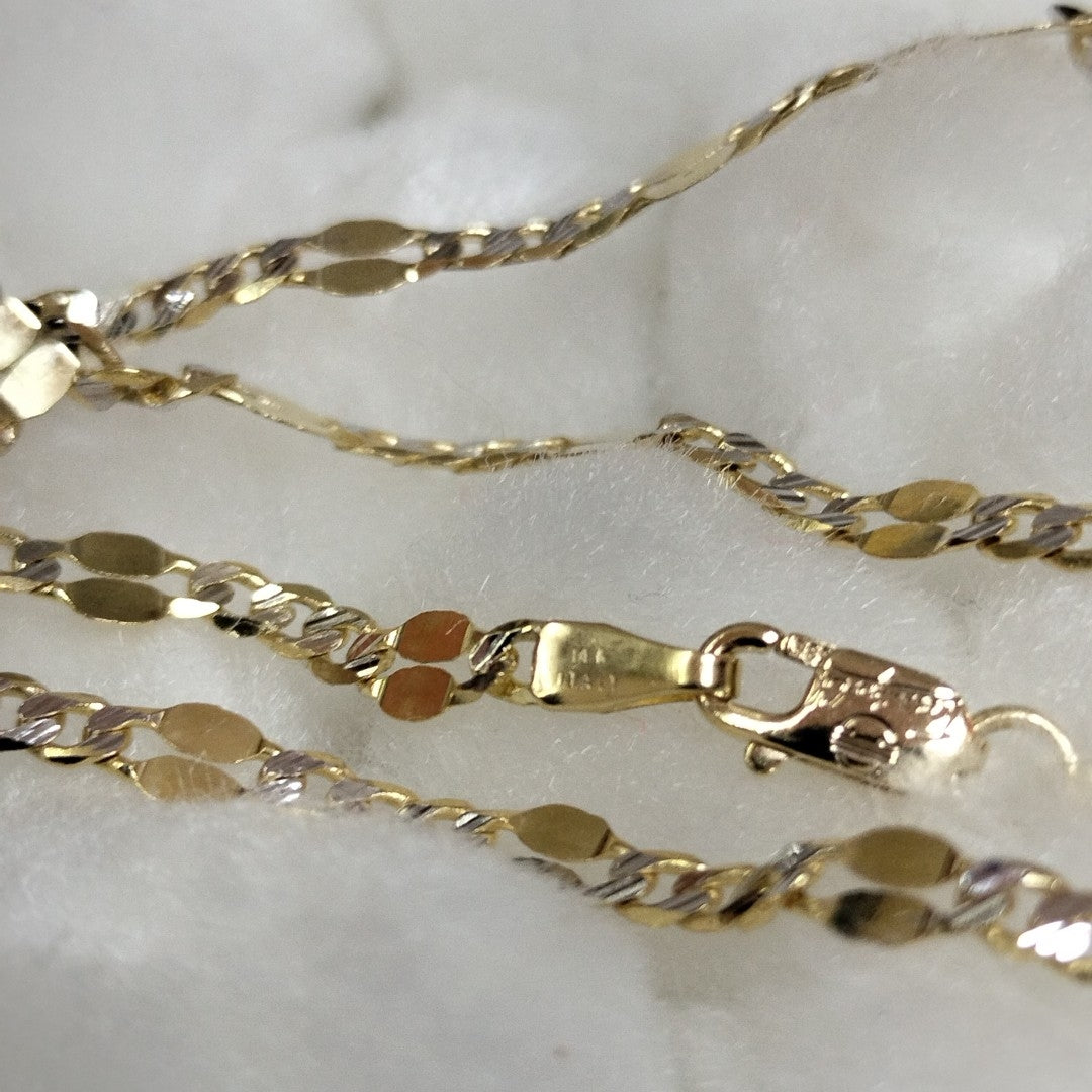 CADENAS ESPECIAL ORO 14K 4.8 (NUEVO)