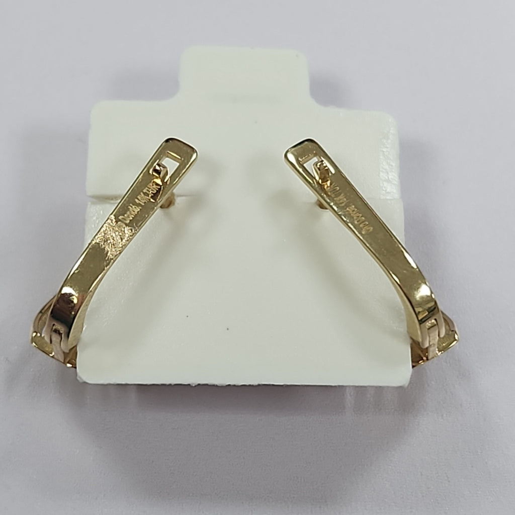 BROQUELES ORO 14K 3.6 (NUEVO)