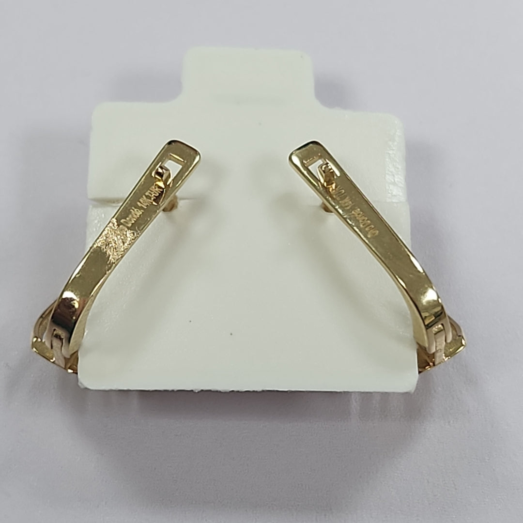 BROQUELES ORO 14K 3.6 (NUEVO)