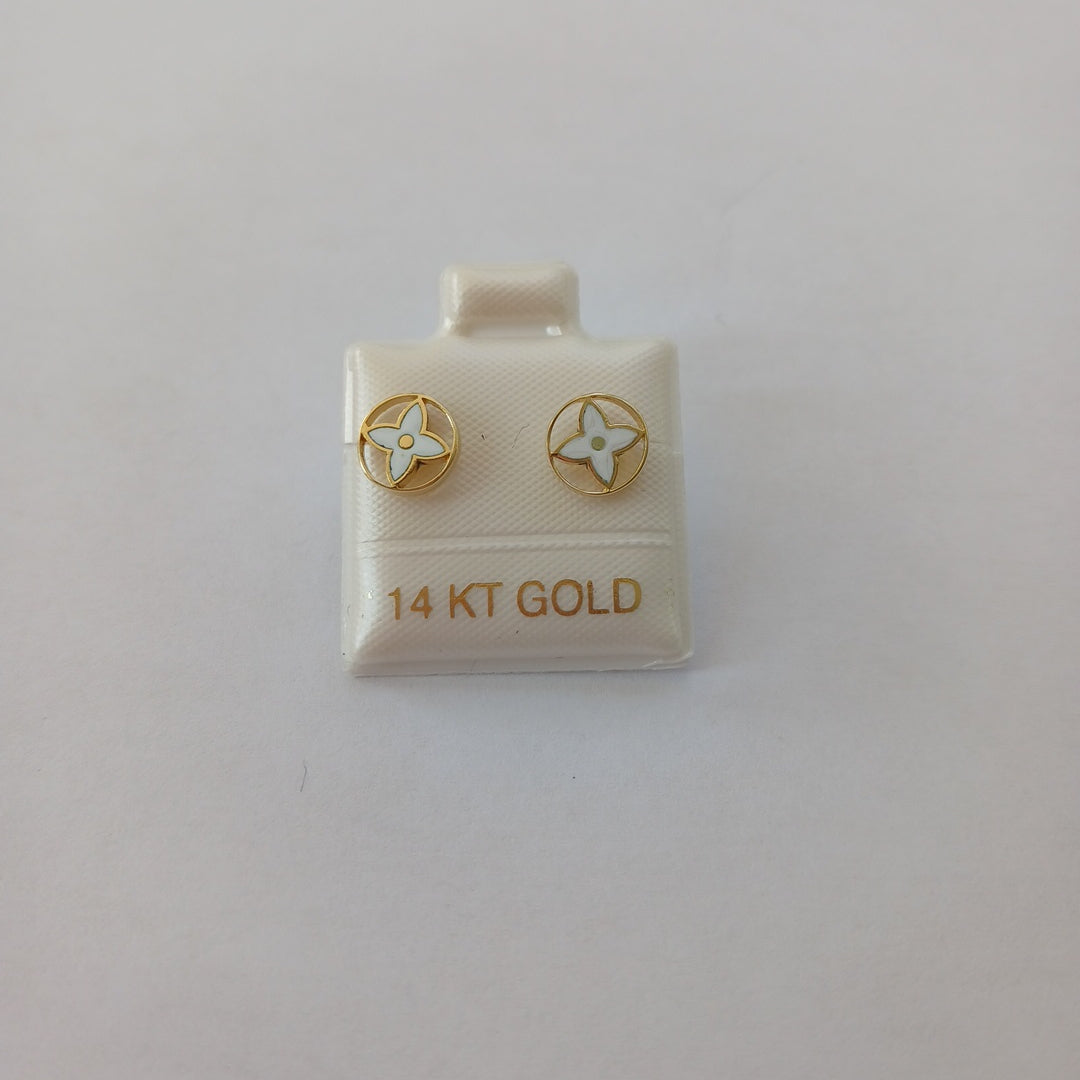 BROQUELES ORO 14K 1.1 (NUEVO)