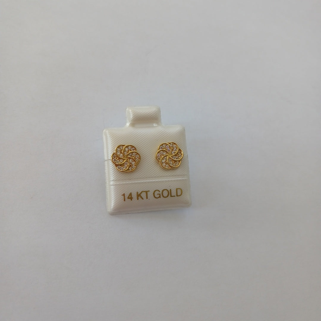 BROQUELES ORO 14K 1.6 (NUEVO)