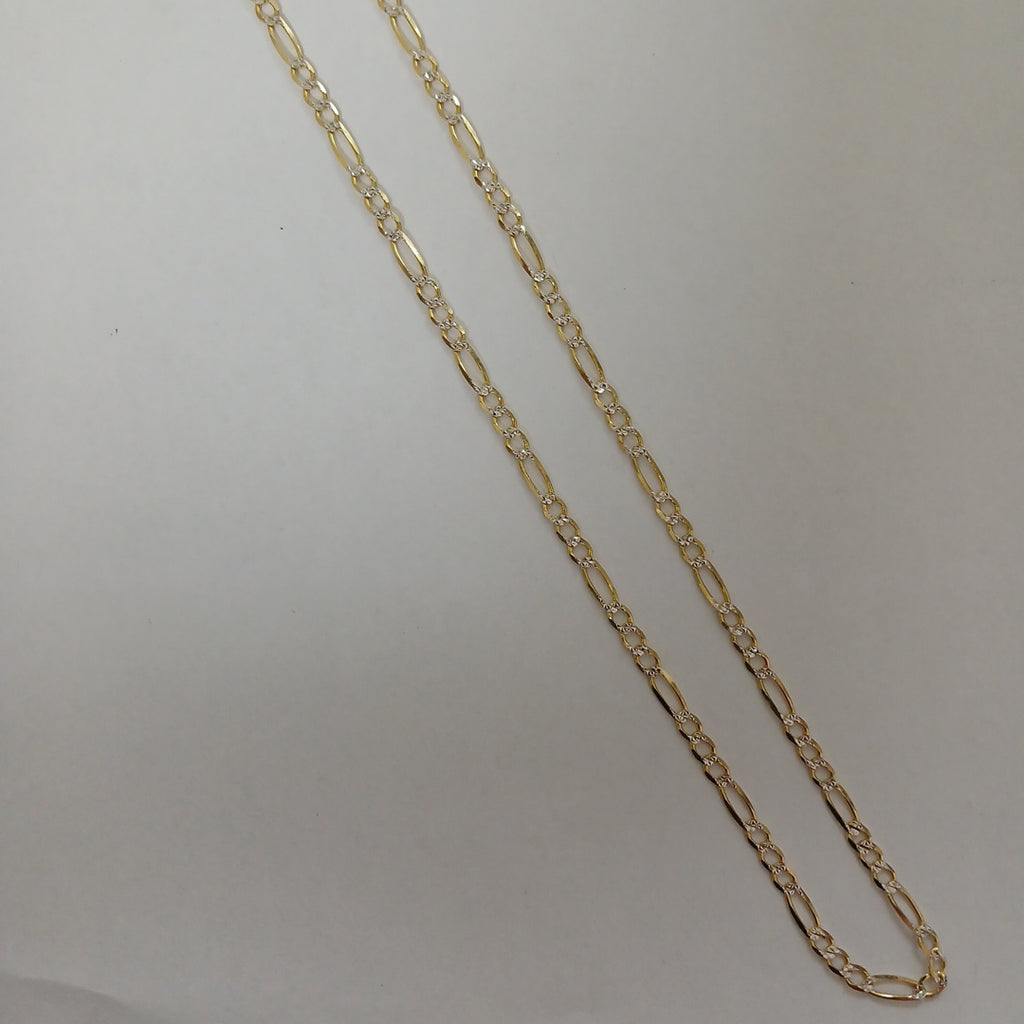 CADENAS CARTIER 3*1 DIAMANTADA ORO 14K 8.6 (NUEVO)