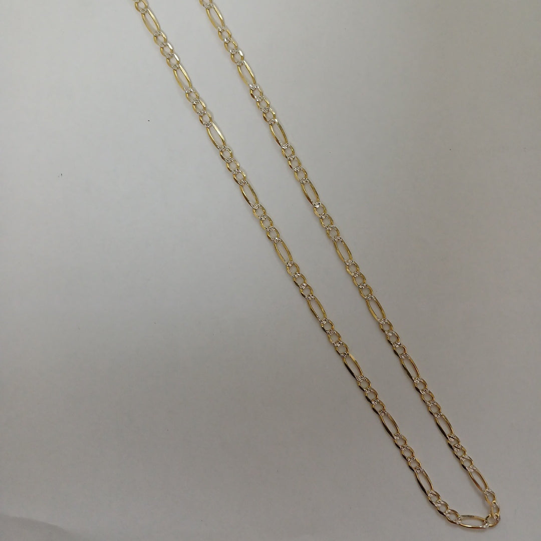 CADENAS CARTIER 3*1 DIAMANTADA ORO 14K 8.6 (NUEVO)