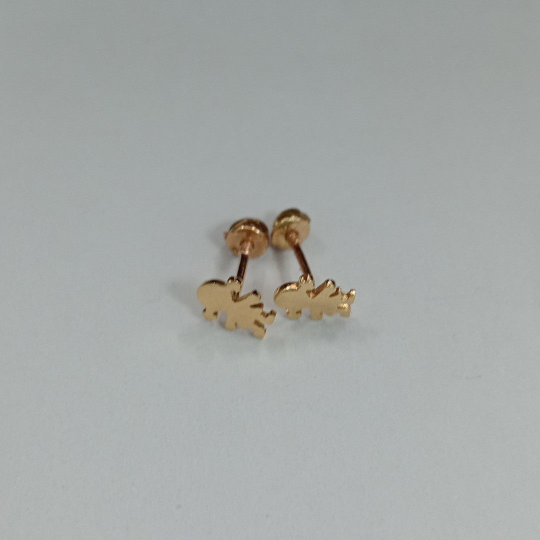 BROQUELES ORO 14K 1 (NUEVO)