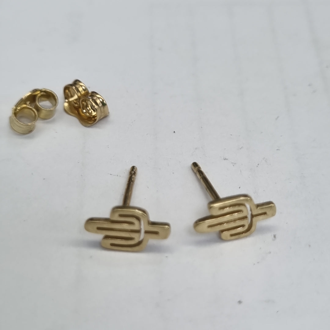 10137BRO00000A1464 FRD11 BROQUEL DE CACTUS ORO 10K 0.9GRS (NUEVO)