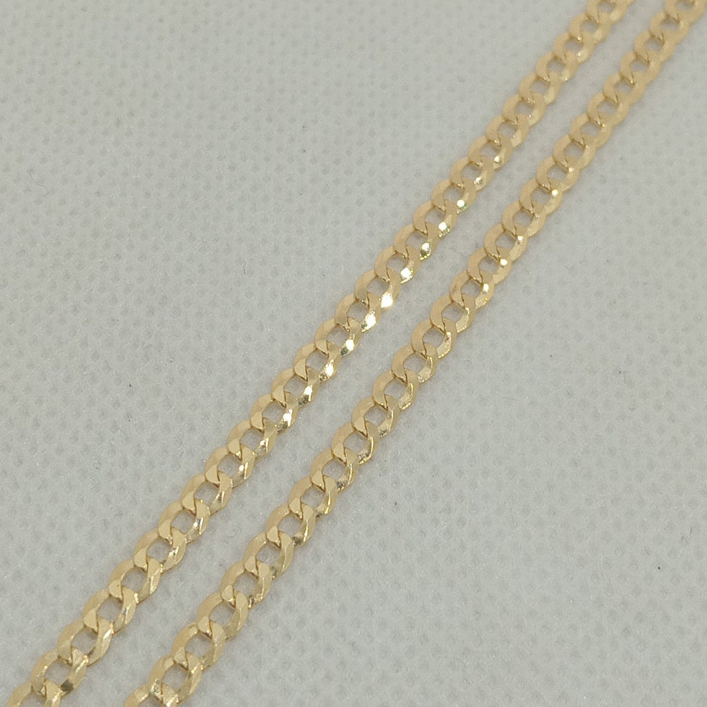 CADENAS BARBADA AMARILLA ORO 14K 7.5 (NUEVO)