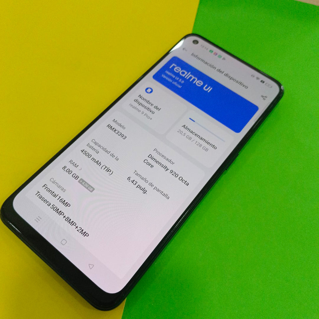 CELULAR REALME 9 PRO+ RMX3393 128 GB 8 GB RAM (SEMINUEVO)