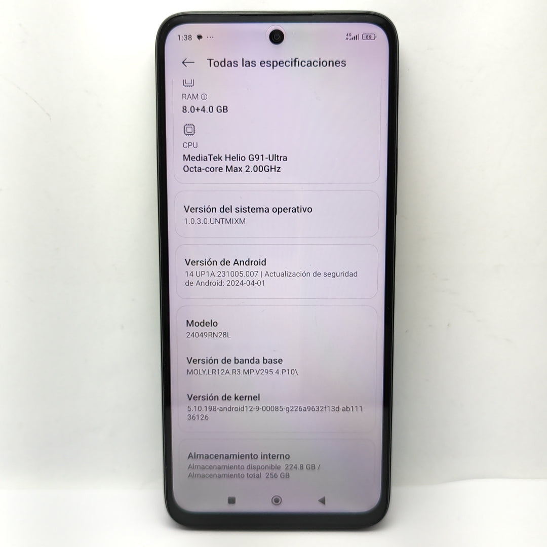 CELULAR XIAOMI REDMI 13 24049RN28L (2024) 256 GB 8 GB RAM (SEMINUEVO)