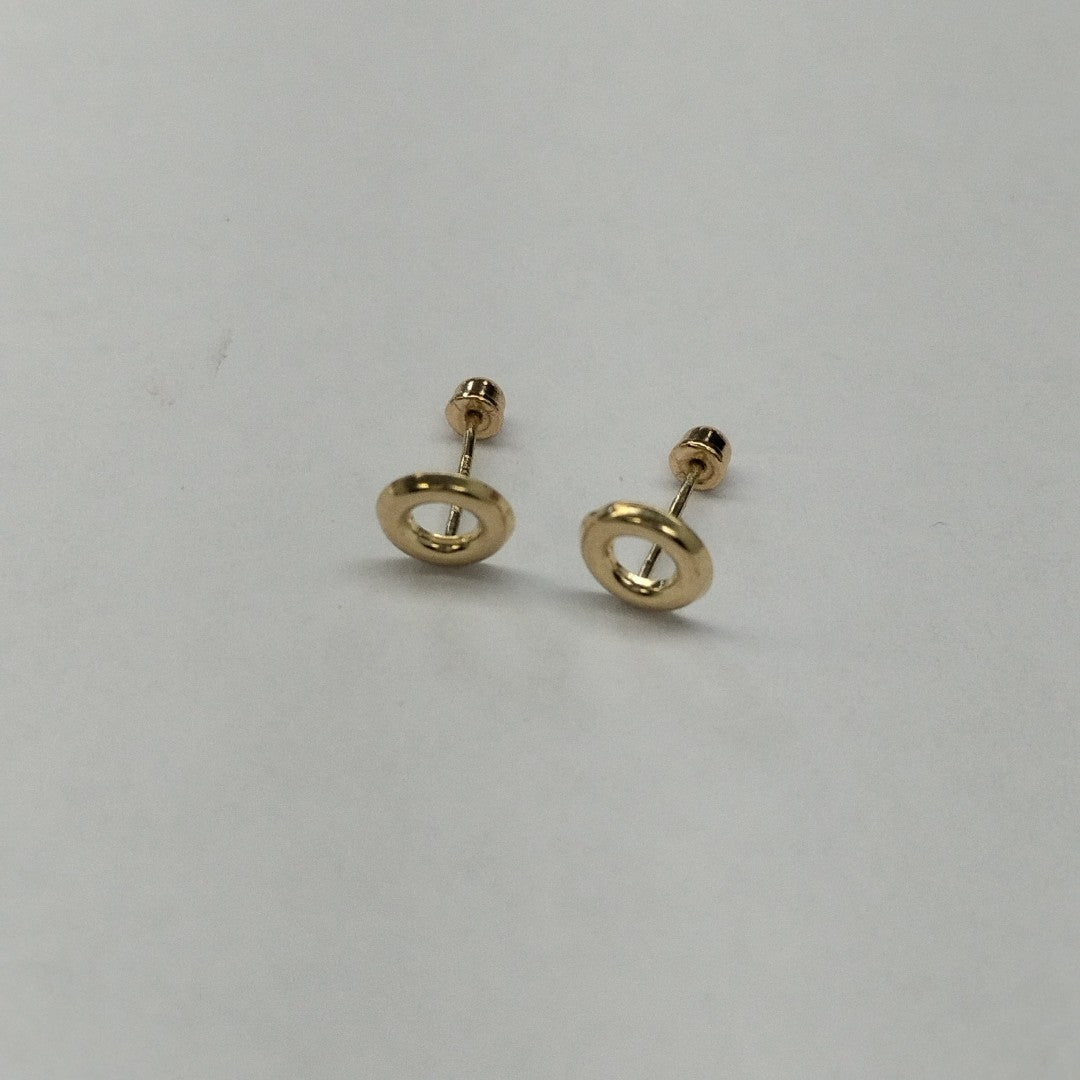 BROQUELES ORO 14K 1 (NUEVO)