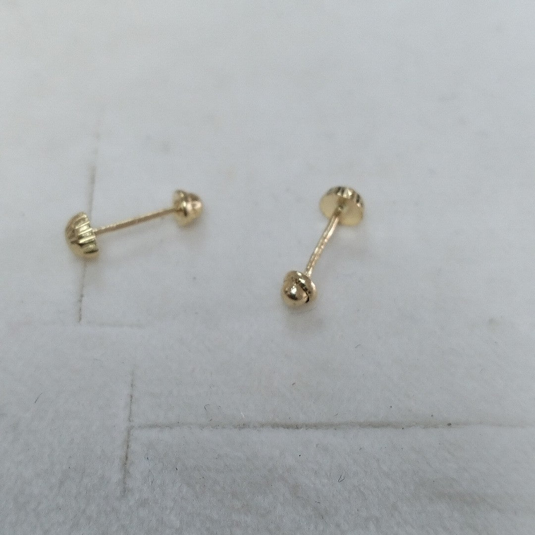 BROQUELES ORO 14K 1 (NUEVO)