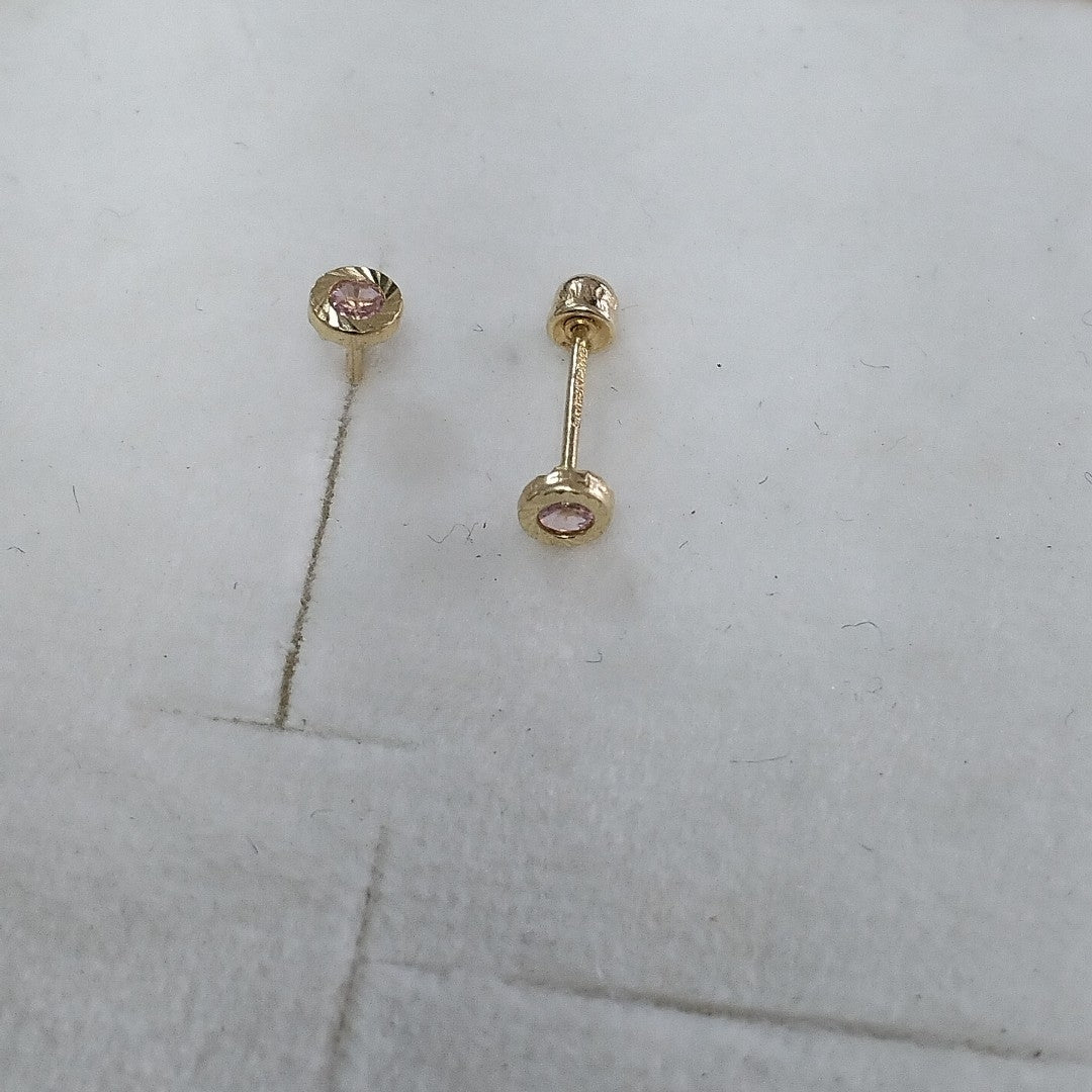 BROQUELES ORO 14K 1 (NUEVO)