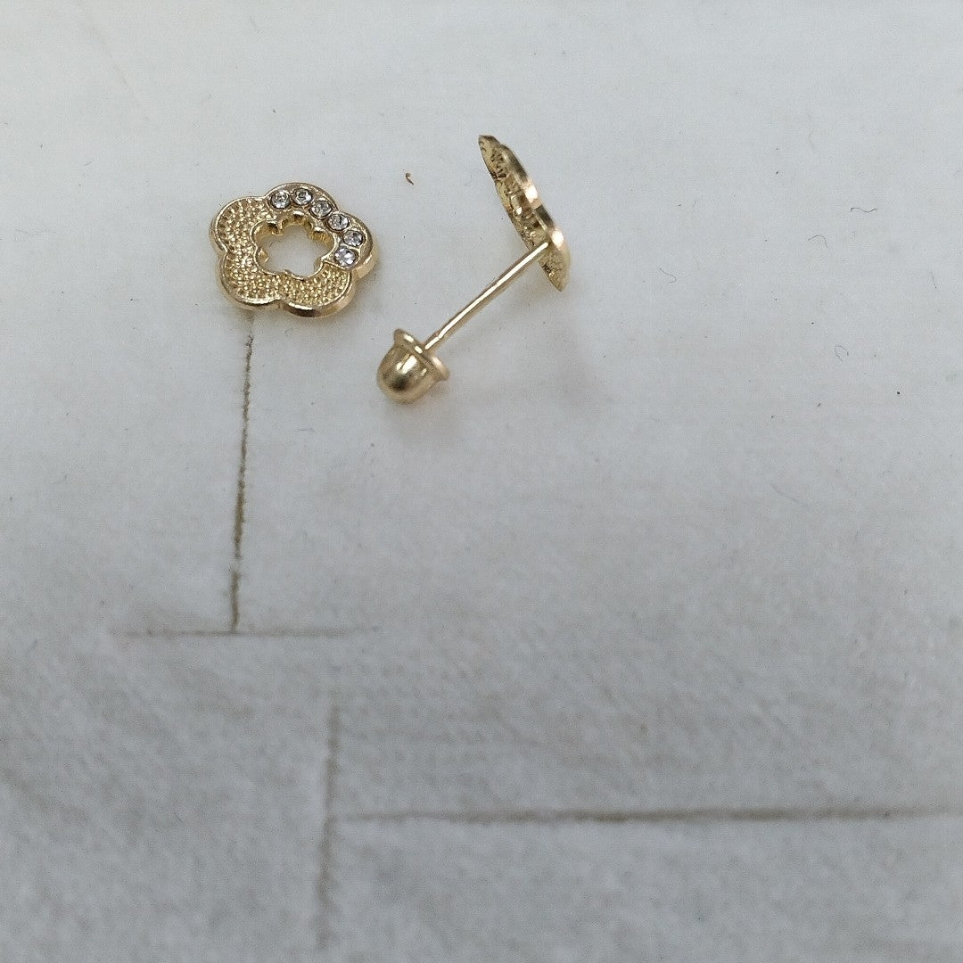 BROQUELES ORO 14K 1 (NUEVO)