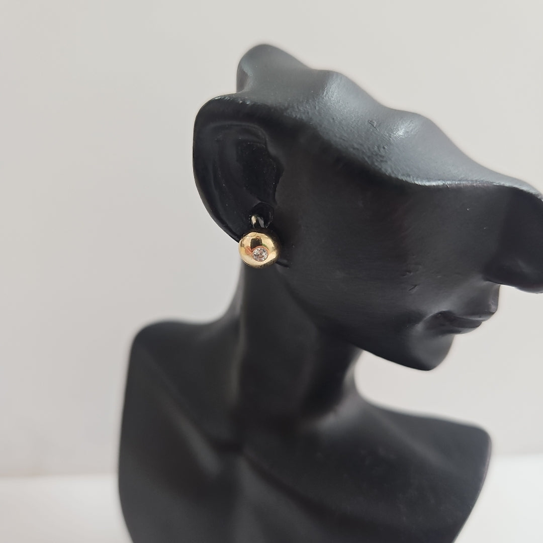 BROQUELES ORO 14K 1 (NUEVO)