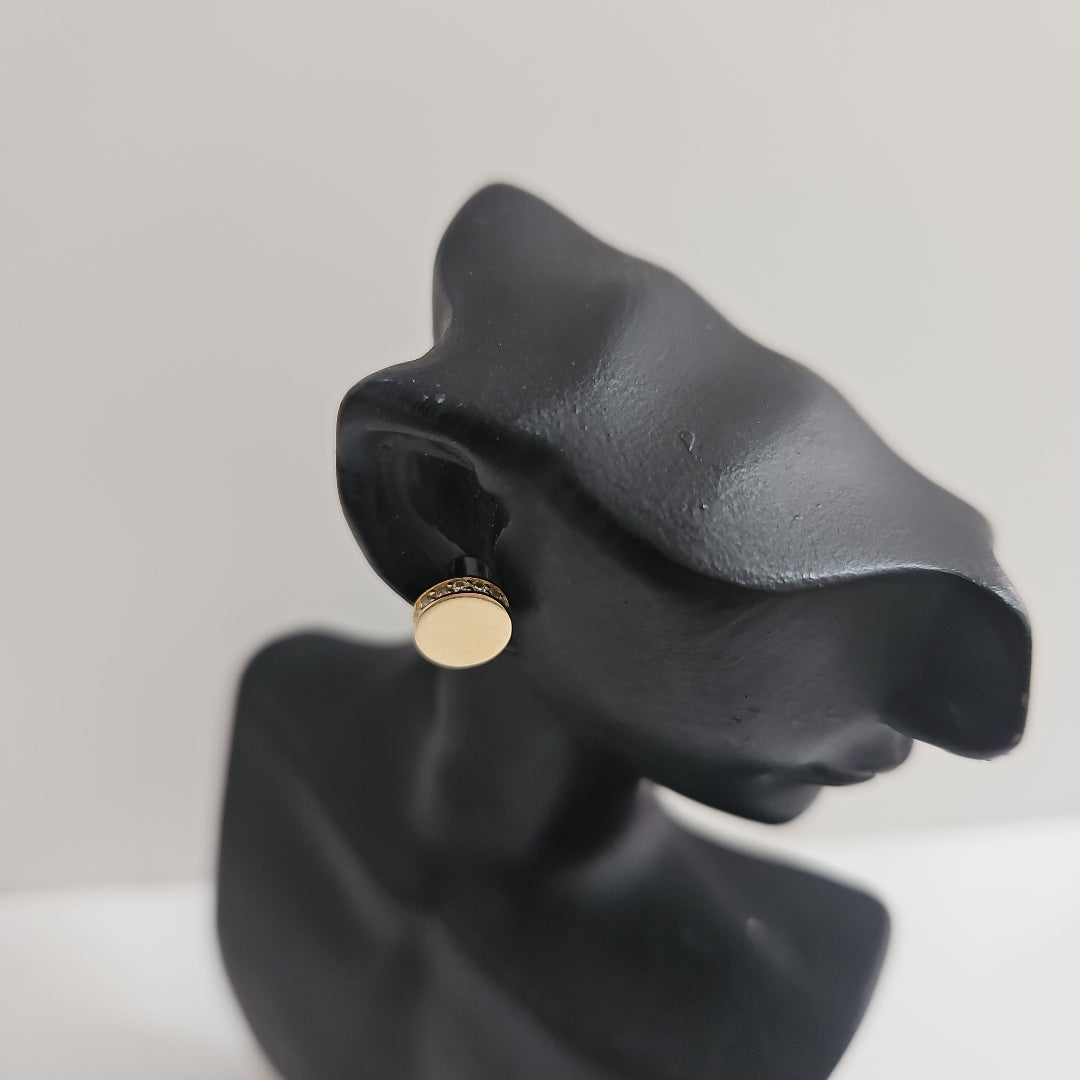BROQUELES ORO 14K 1.5 (NUEVO)